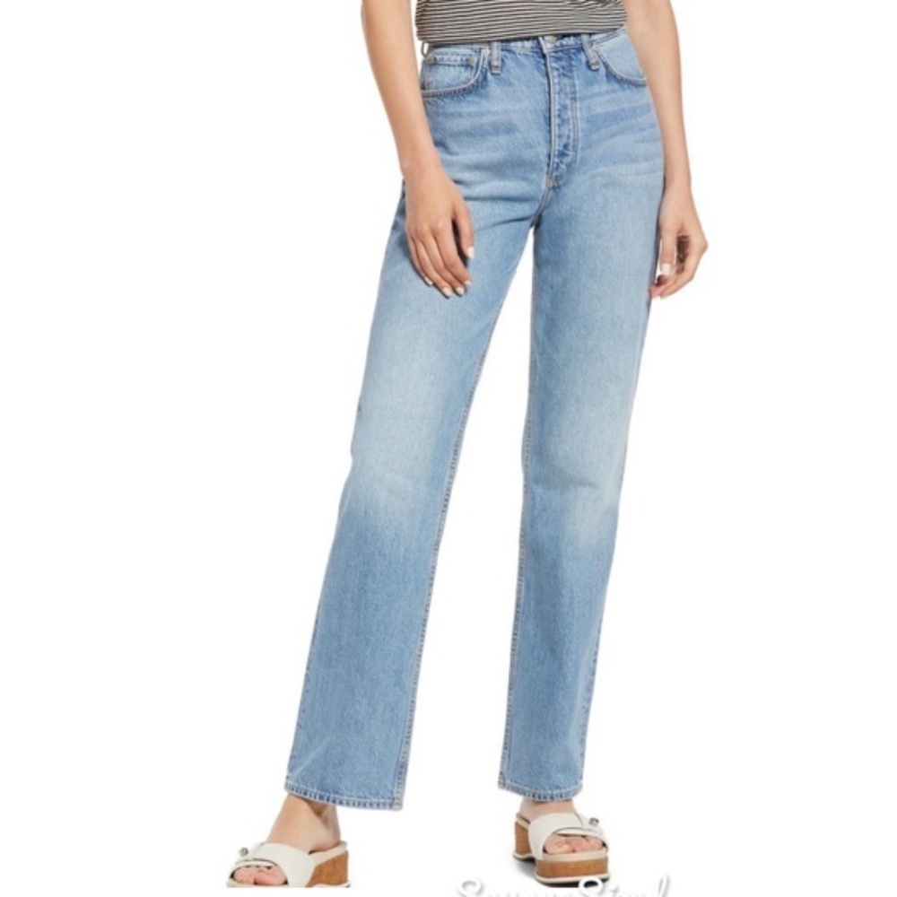 Rag & Bone Alex High-Rise Straight Jeans